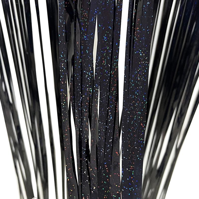 Backdrop Curtains Dot Metallic Foil Tinsel Fringe Curtain Wedding Birthday Party Photography Background Decorations