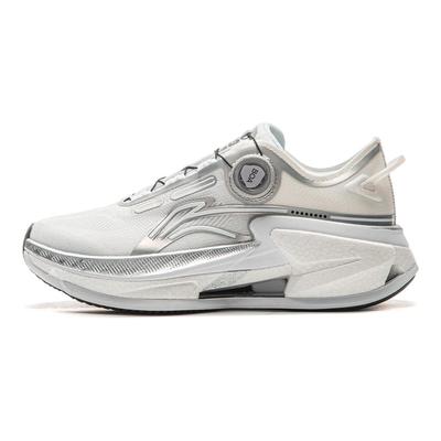 Li Ning Lijun 8 Pro Lightweight Running Shoes Women Sneakers Silver White ARZV002-16