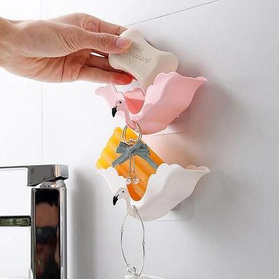 Vogel Seifenschale Badezimmer Abfluss Saugnapf Wandhängende Seifenschale Mehrzweck Einzelner Saugnapf Seifenschale