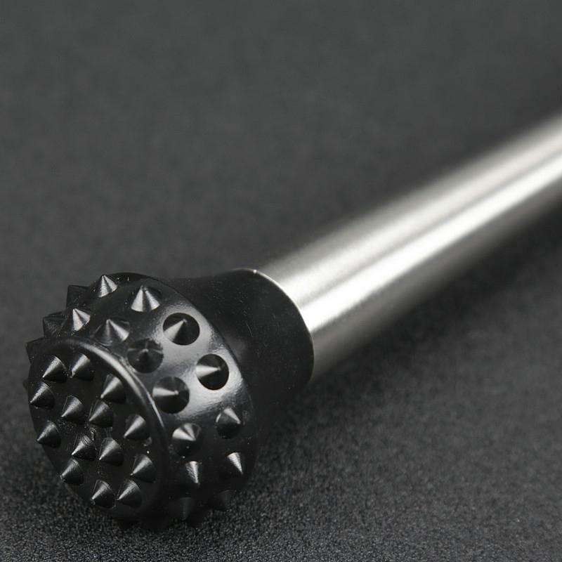 Kokteiļu maisītājs ar eža galvu nerūsējošā tērauda stieņa mikseris Mojito kokteiļu bārs, DIY, dzērienu bārs Virtuves instrumenti Bāra piederumi