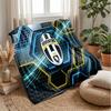 Coperta a tema Juventus FC Morbida coperta in flanella Coperta morbida tipo plaid Coperta accogliente per divano e letto per arredamento domestico