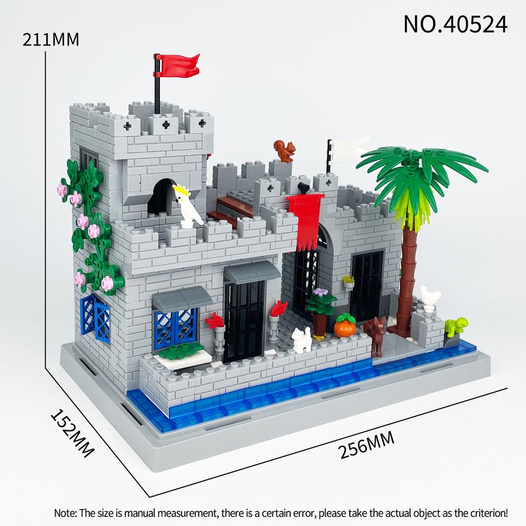 Medieval Era Series Royal Navy Guardian Dock Scene Building Blocks Toys