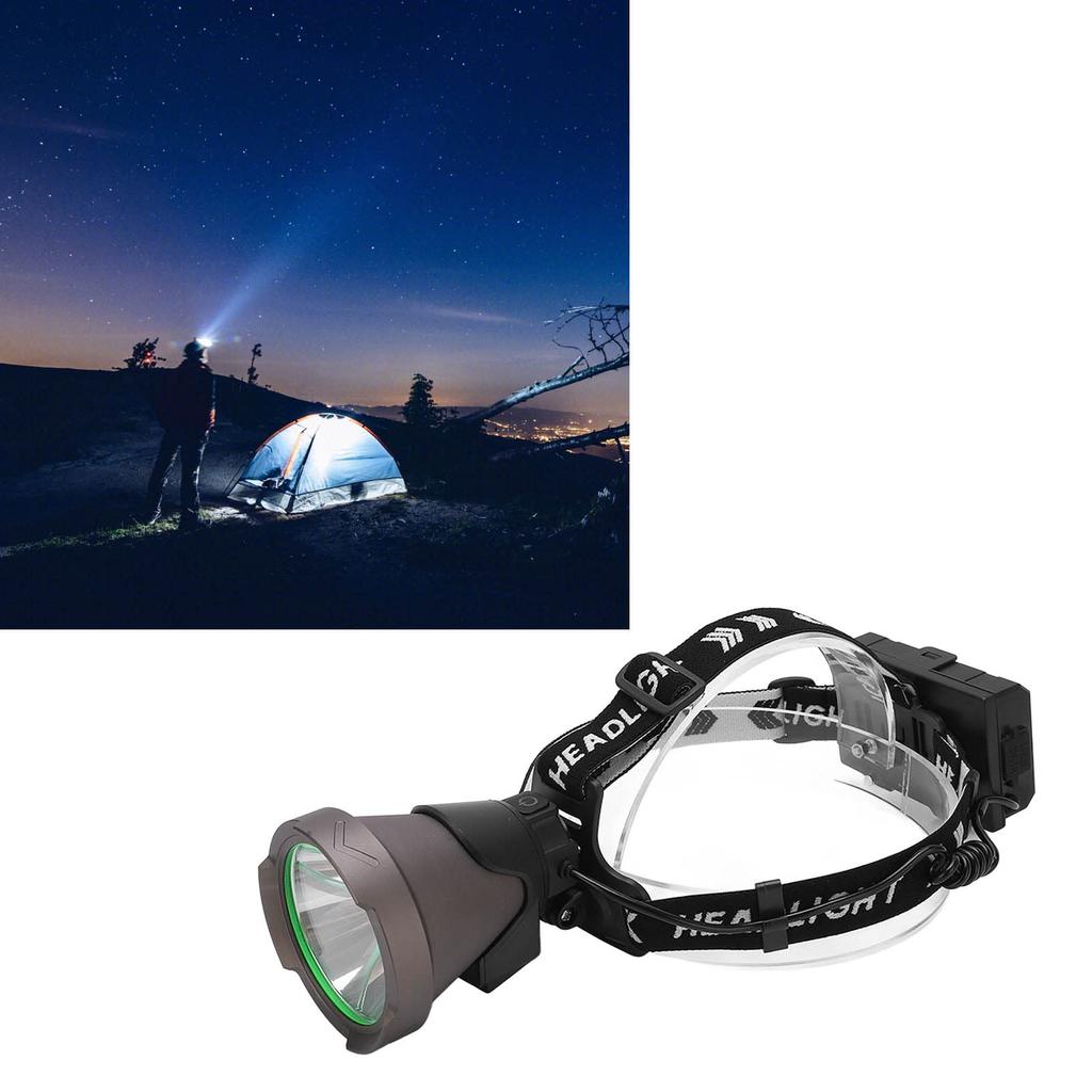 Rechargeable Aluminum Alloy and ABS High Brightness for Hiking Headlamp, Headlamp, Fishing, Camping,