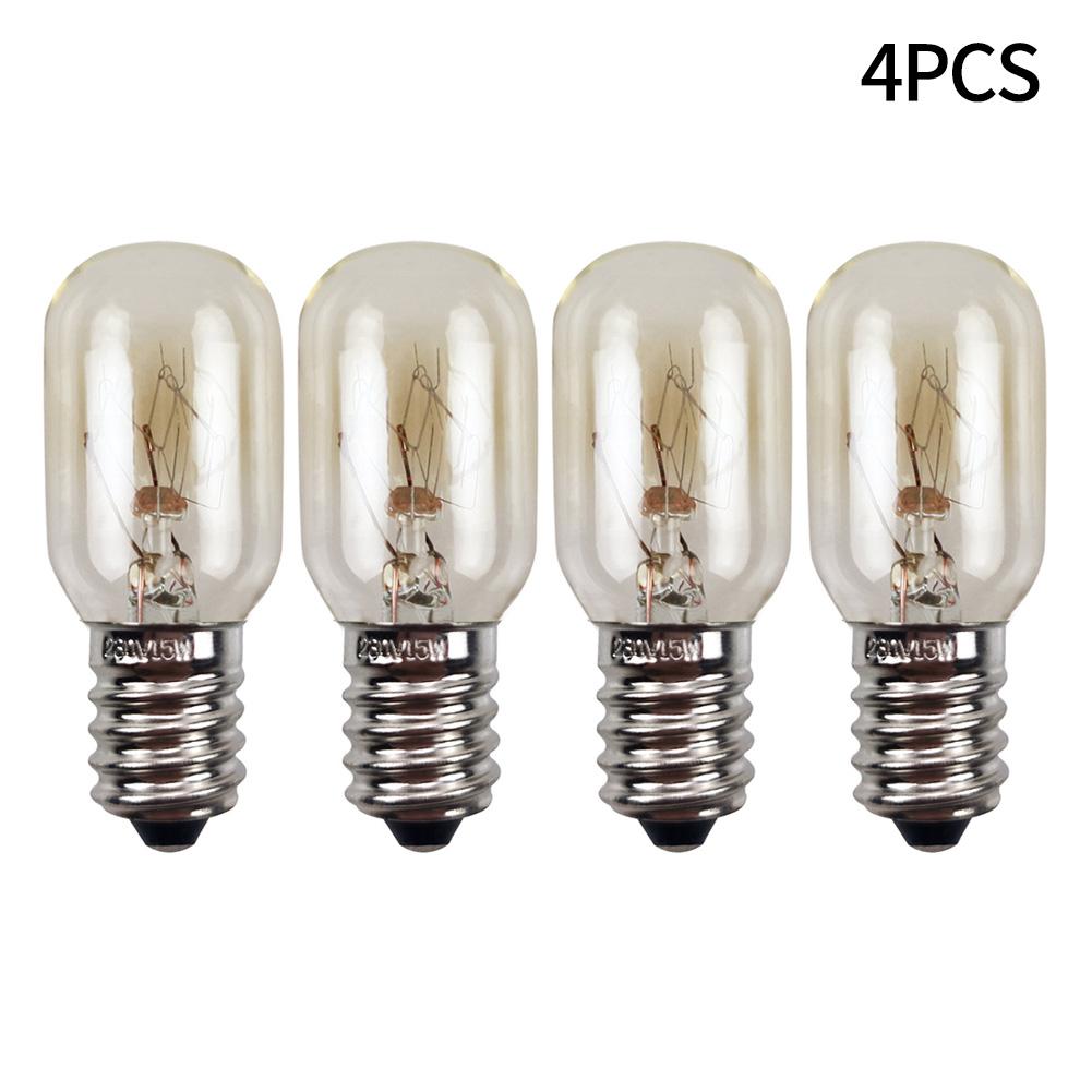 Mini Fridge Light Bulb 240V 15W E14 Salt Lamp Globe Bulb Milky Glass White Warm Refrigerator Lamp Replace Halogen Lights