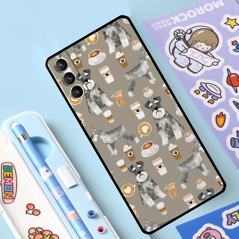 

Мультяшный чехол для собаки Шнауцера для Samsung Galaxy S25 Ultra S22 S21 S20 S23 S24 Ultra S9 S10 Plus S25 FE Чехол Coque Galaxy S24Ultra