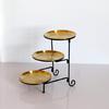 Three Tiers Display Stand for Festives and Casual Dining Detachable Cake Holder Wedding Banquets Cupcakes Holder