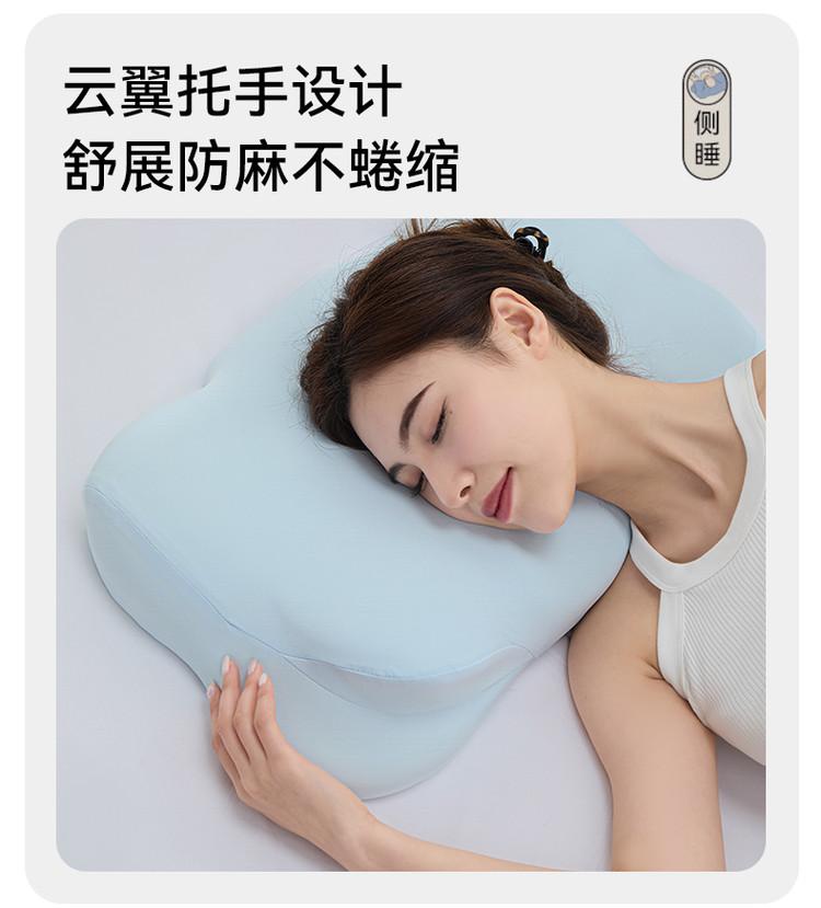 Memory Cotton Deep Sleep Pillow Neck Protection Pillow for Male and Female Adults Neck Protection Sleep for Students Napping Memory Pillow Core