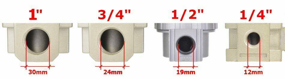 Filter with Air Reducer 1/2 Inch Pneumatic Manometer 4000L