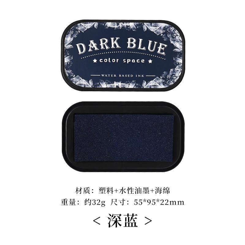 Color Retro Print Pad Water-based High Density for Inspiration Handbooks Greeting Cards Diaries Decorative Ink Pad