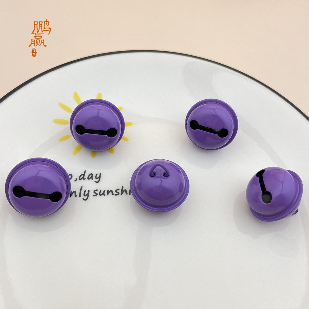 22mm Multicolor Bell Pendant Charm for DIY Keychain or Christmas Tree