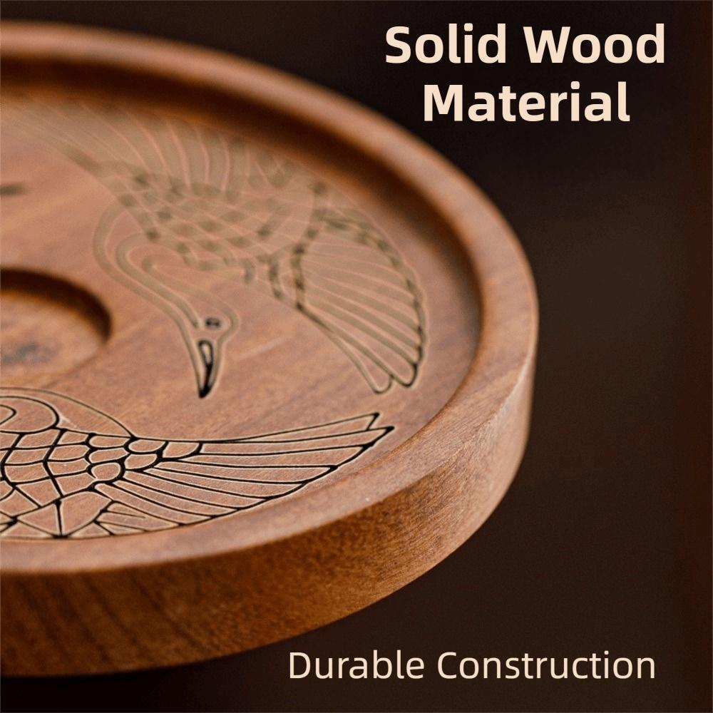 Solid Wood Incense Stick Holder Vintage Incense Stove Desktop Decoration
