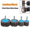 1pc 25/30/40/50mm 80# Sanding Flap Disc Wheel Polishing Grinding For Rotary Tool Sanding Flap Disc Wheel Polishing Grinding