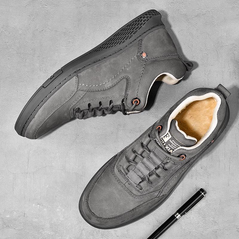 Fashion New Men's Sneakers Casual Leather Shoes Men Outdoor Walking Sport Shoes Designer Luxury Handmade Male Footwear Tennis Masculino