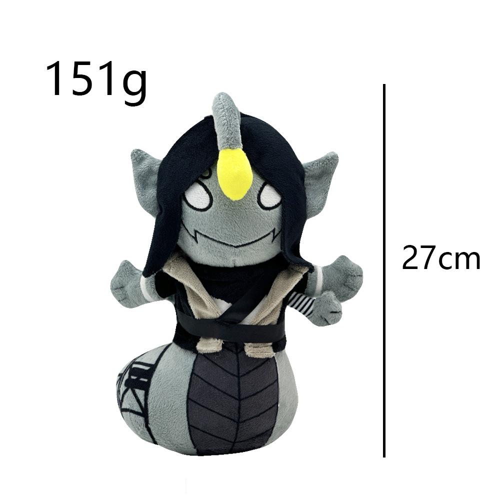 27cm Druck Sebastian Solace Plüsch Niedliches Fischschwanz Tier Plüschtier Spielzeug Geschenk Cartoon Stil Kinder Stoffpuppe Puppe