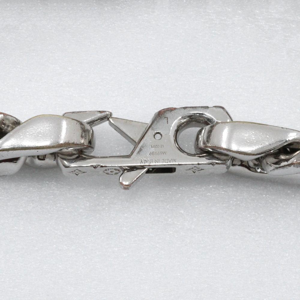 LOUIS VUITTON Bracelet LVChain Links Bracelet M69989 Silver Silver metallic 78.7g unisex Used