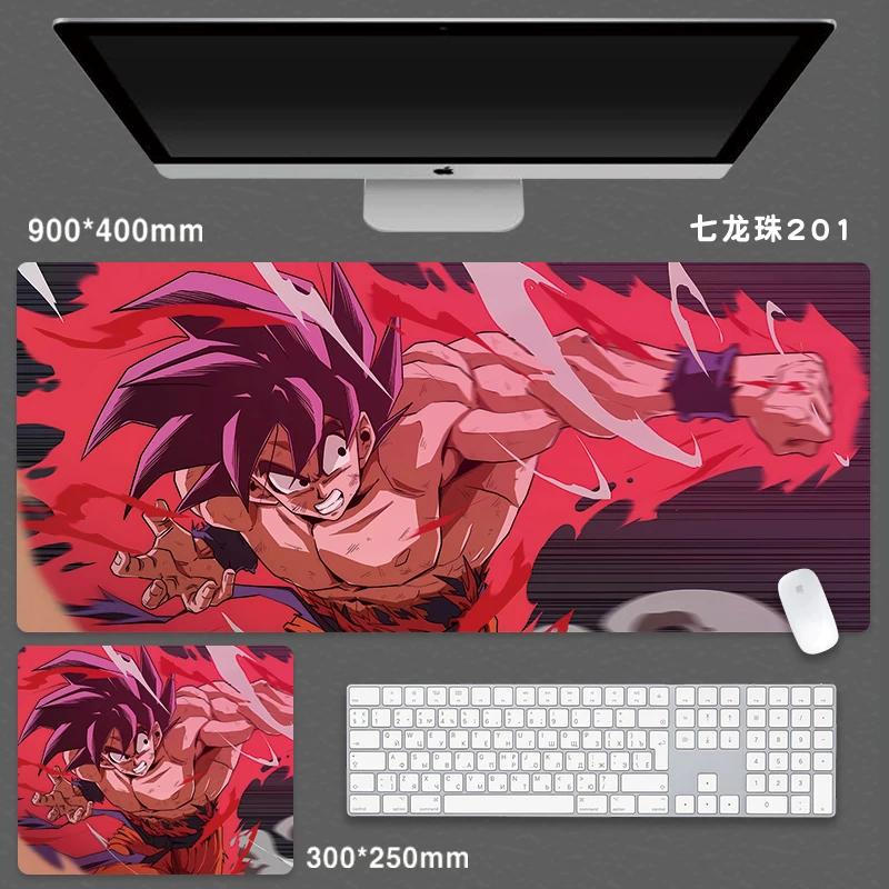 High Quality Japanese Animation Seven Dragon Ball Mouse Pad Oversized Boys Animation Two-dimensional E-sports Game Computer Keyboard Student Desk Pad