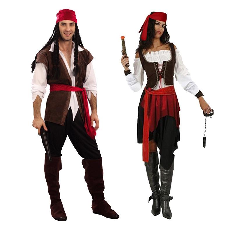 Classic Adult Caribbean Pirate Man Costume Perfect For Halloween Cosplay