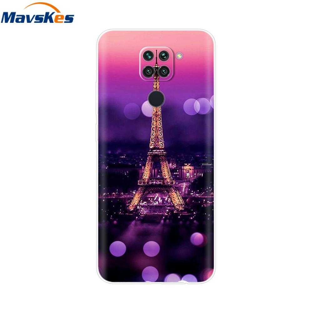 Phone Case For Xiaomi Redmi Note 9 Case 6.53'' Soft Silicone TPU Back Cover for Xiaomi Redmi Note 9 Note9 Case Coque Fundas Para