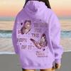 New Hopeful Butterfly Women's Drop Shoulder Hoodie