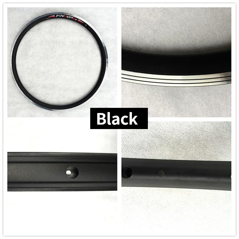 1PC Red/Blue/Black Bicycle Rim 20Inch 28/36 Holes Double Aluminum Alloy Rim For Folding Bicycle Electric Bike 20*1.5/1.75 Rim Black 20Inch 28H