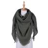 Womens Pashmina Shawl Wrap Scarf Solid Color Cashmere Shawl Loose Sweater