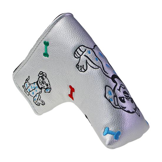 Golf Head Cover Dust-proof Water-proof Accessory Dog Bone Golf Mallet Putter Head Covers for Outdoor