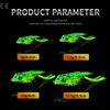 2 szt. 5g 9g 13g 17.5g Przynęta żaba Miękka przynęta typu tube Plastikowa przynęta wędkarska z haczykami wędkarskimi Topwater Ray Frog Sztuczne oczy 3D