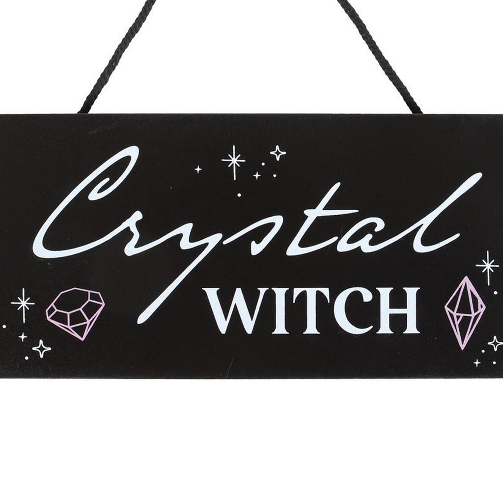 Something Different Crystal Witch Hanging Sign