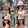 Polyester Sun Protection Hat For Women With Wide Brim And Casual Style Perfect For Outdoor Activities