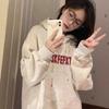 Herbst Winter Kapuzenpullover Locker Lässig Sweatshirt Damen Vintage Harajuku Pullover Hoodies Damen Bequemes Oberteil