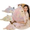 Camouflage Dolphin Plush Toy Stuffed Animal Pillow Gift For Kids, 80cm