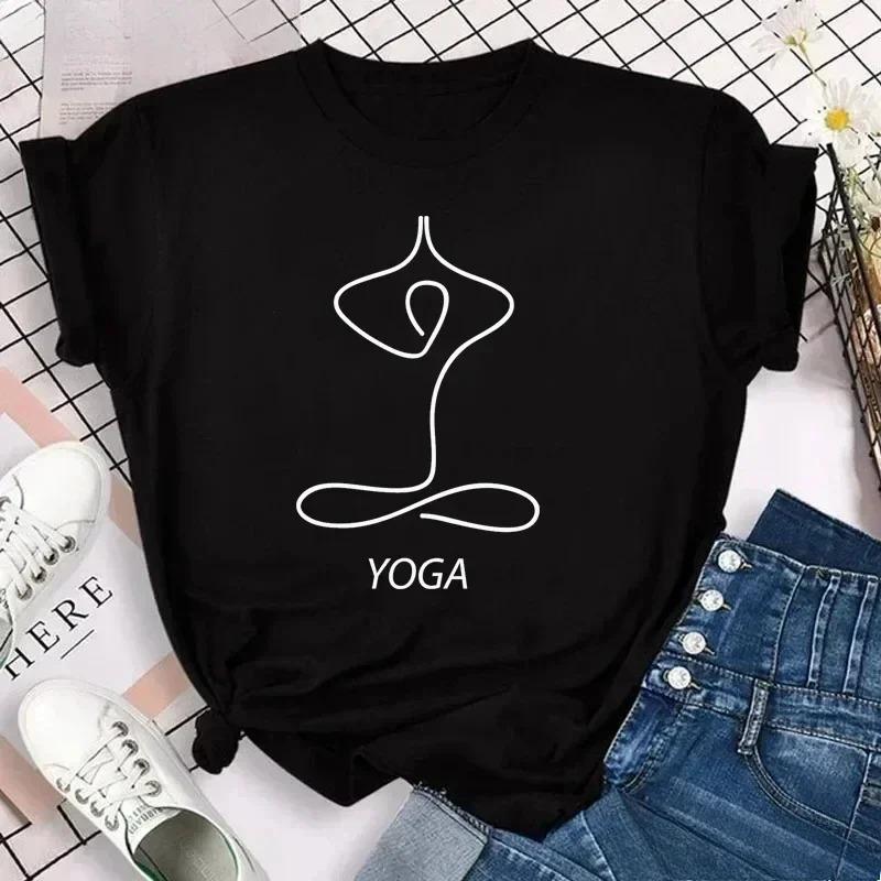 

Watercolor Breathe Chakra Symbols Yoga Print Tshirt Women Bird Om Aum Jade Buddha Meditation Tie Die T Shirt Femme TShirt Tops S