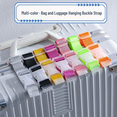 Portable Luggage Anti-Loss Strap with Clip-on Buckle for Travel Suitcase