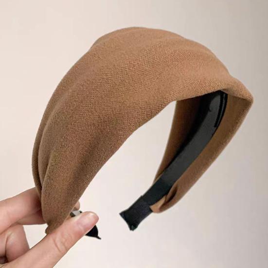 Breitkrempiges Stirnband Verdickte Schwammpolsterung Weicher Strickstoff Haarreif Herbst Winter Vielseitig Haar