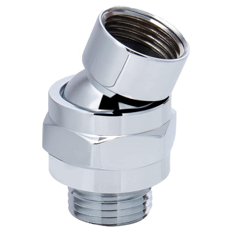 

Shower Head Swivel Adapter Balls Joint Brass Adjustable Showerhead Connector Replacement Shower Arm Extension Hardware 1