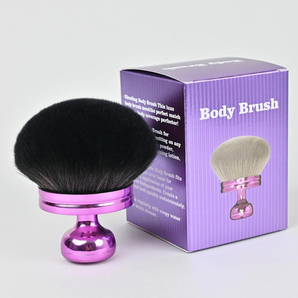 Extra Large Fluffy Powder Brush for Body & Neck Soft Kabuki Makeup Brush for Loose & Pressed Powder, Foundation, Fiber Brush for Smooth Blending