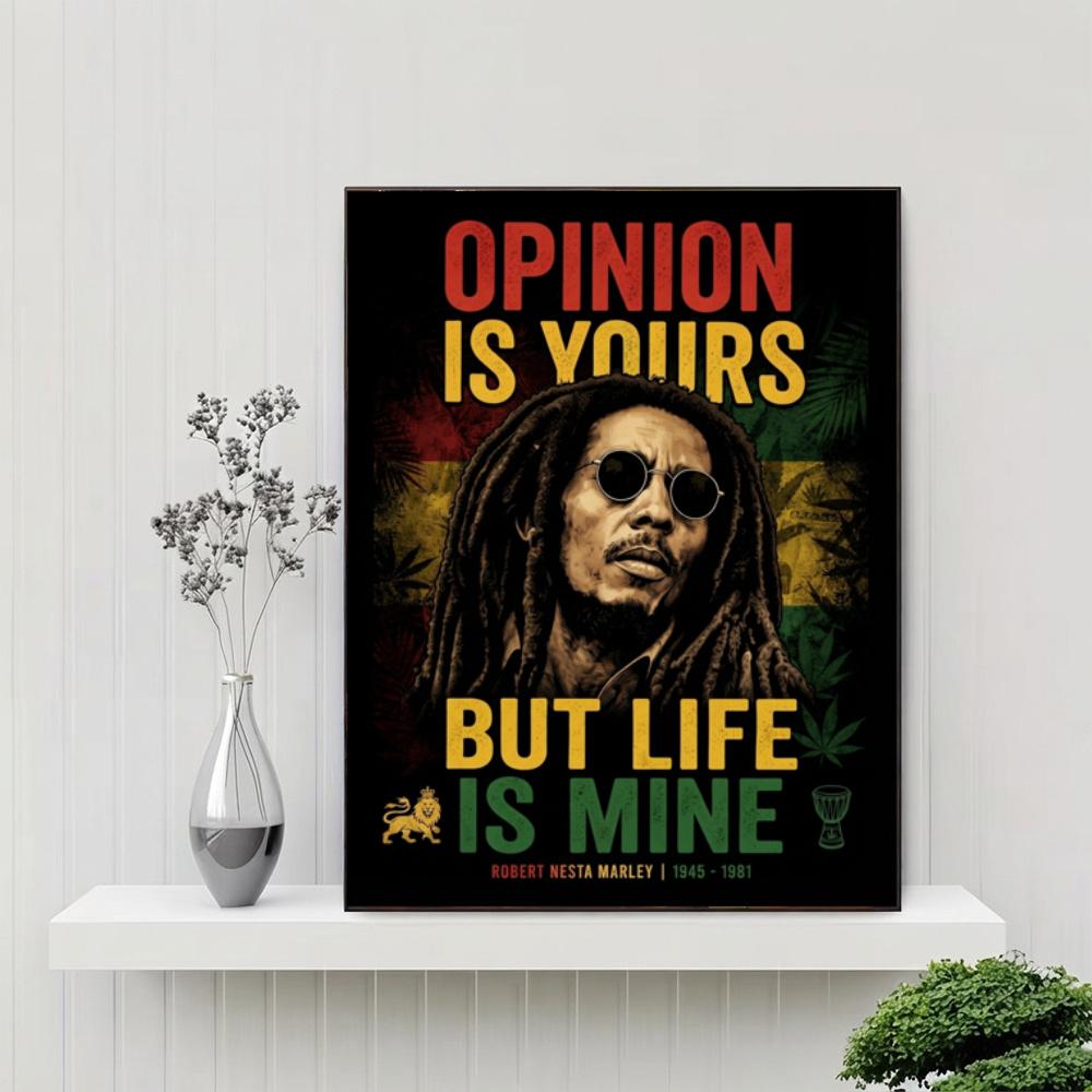 Bob Marley Reggae 5D Diy Diamond Paintings Mosaic Wall Round Diamond Art Painting Kits Embroidery Crystal Accessories Frameless