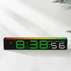 Elegant Bedside Clock With Large Led Screen Date Time 12/24 Display For Students Bedroom or Study