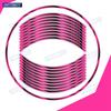 For FZ6R Motorcycle Accessories 17 Inch Front And Rear Wheel Hub Sticker Decal Waterproof Reflective Rim Decoration Stickers