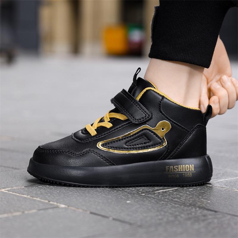 New Style Spring Children Shoes Leather Waterproof Sports Shoes Kids Lightweight Girls Boys Casual Fashion Sneakers