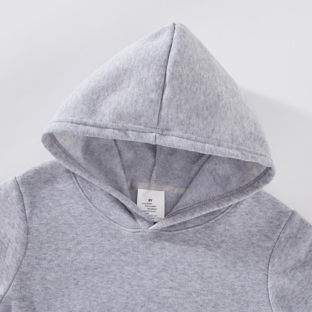 Customizable Children's Hooded Sweatshirt - Autumn/Winter Loose-Fit Boys & Girls Hoodie