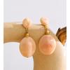 Yhpup Waterproof 3 Color Resin Round Drop Earrings for Women Stainless Steel Spring Summer Charm Stylish Earrings Jewelry 2026