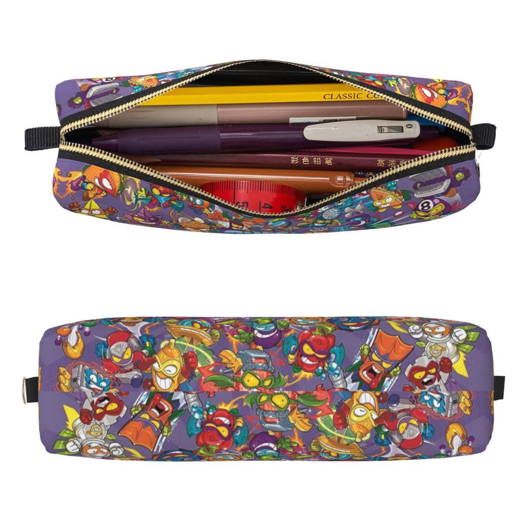 Creative Super Zings Pencil Case Funny Superzings Pencilcases Pen for Student Large Storage Bag School Supplies Gifts Stationery