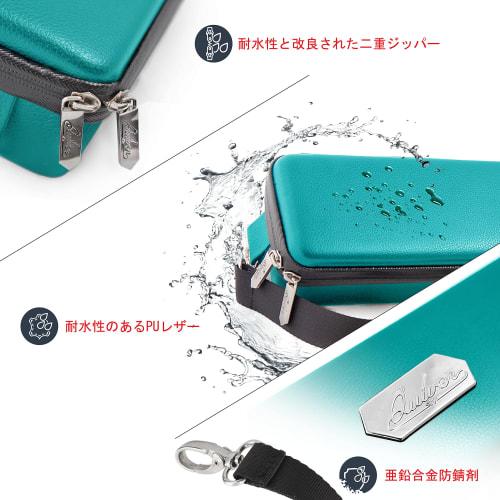 Quiver Time Teal Card Case - Perfect for MTG Decks, Premium Storage Box Case for Trading and Playing Cards - Includes Strap, Dividers, and 100 Apollo