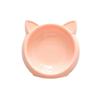 Cat Shape Cat Bowl Non-slip Cat Plates Cute Kitten Bowl  Pet Feeding