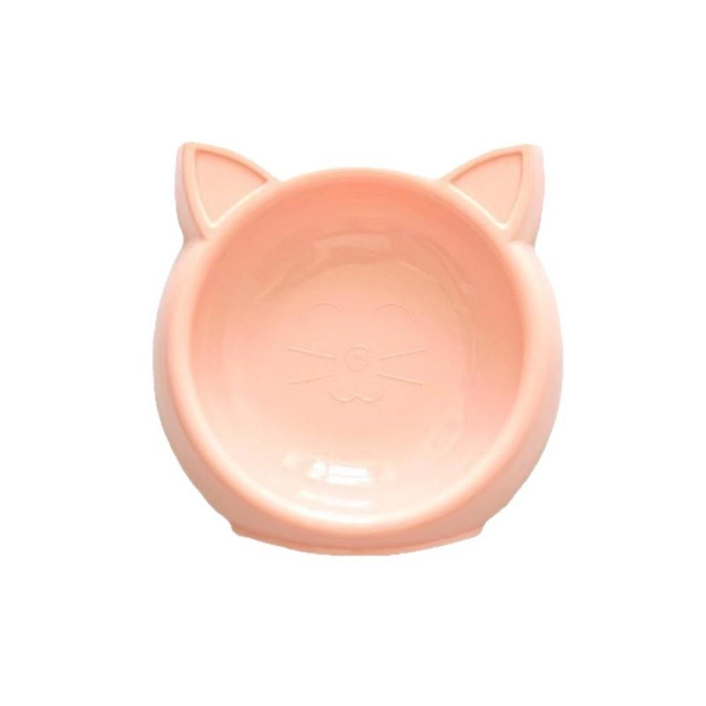 Cat Shape Cat Bowl Non-slip Cat Plates Cute Kitten Bowl  Pet Feeding