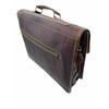 Leather Briefcase  Laptop Messenger Shoulder Bag Men's Goat