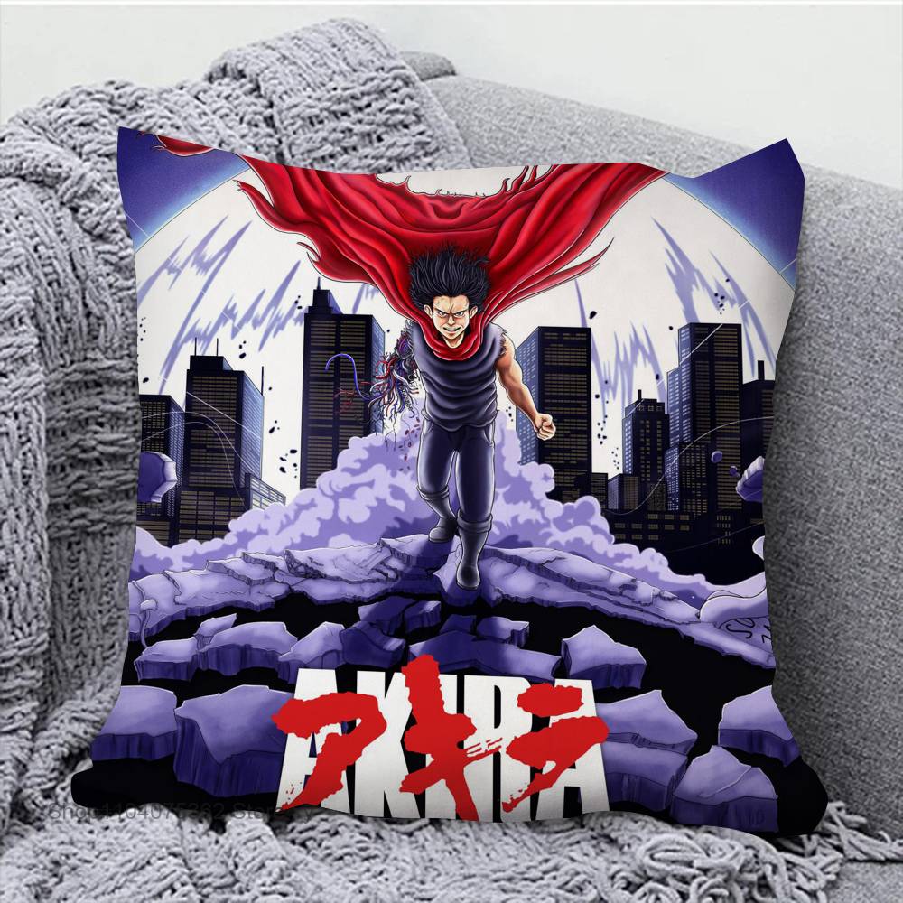 Akira Anime Pillow Case Square Pillow Bedroom Sofa Leisure Comfort Cushion Car Living Room Home Decoration