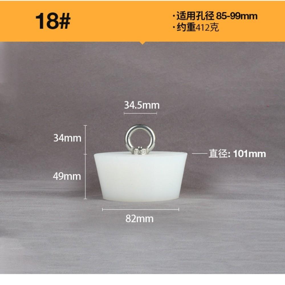 with Steel D Ring Conical Silicone Stopper Waterproof Sealing Plug Bung  Kitchen Sink