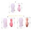 KX4B Silicone Moulds Alpacas Molds Baking Molds Epoxy Resin Molds Plasters Molds Animal Shaped Castings Molds Soap Molds